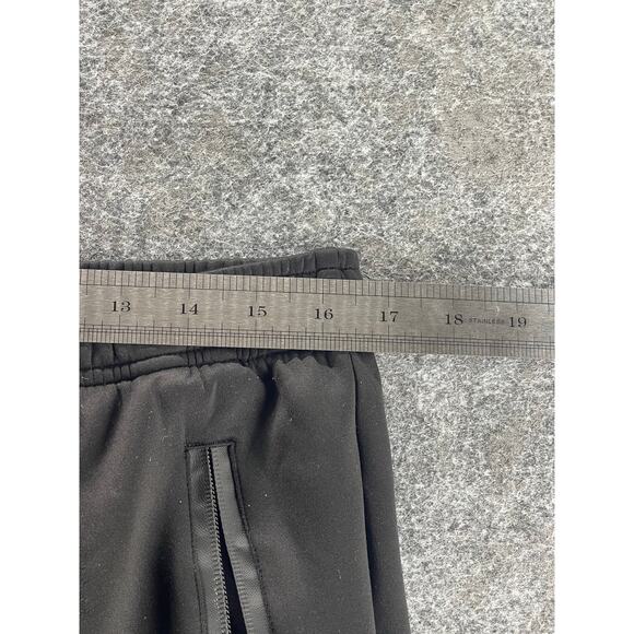 Public Record Black Checkered Jogger Sweatpants Women's Size XL - Picture 5 of 8